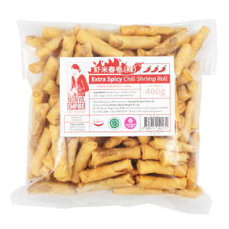 Nonya Empire Extra Spicy Chili Shrimp Roll娘惹 - 虾米迷你春卷 400g
