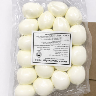 HARD BOILED PEELED EGGS 20'S 水煮鸡蛋